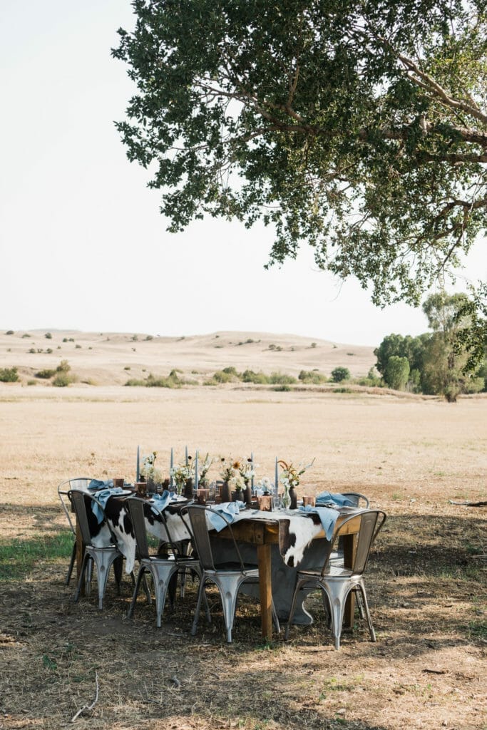 Western Wedding Table